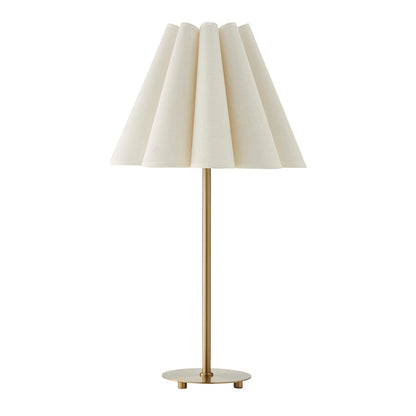 Lilabet - Fluted Shade Table Lamp - Gold