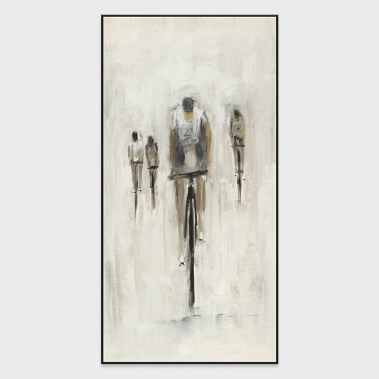 Cyclist - Painting Art by Buddy Whitlock