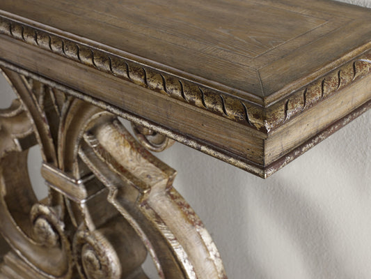Melange - Solana Console Table - Light Brown