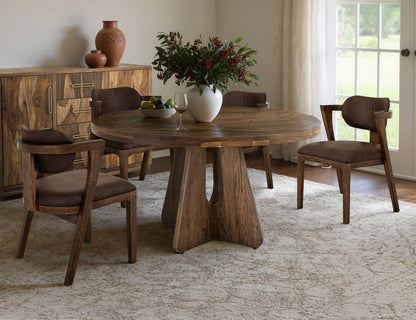 Balam - Table Base - Dark Brown
