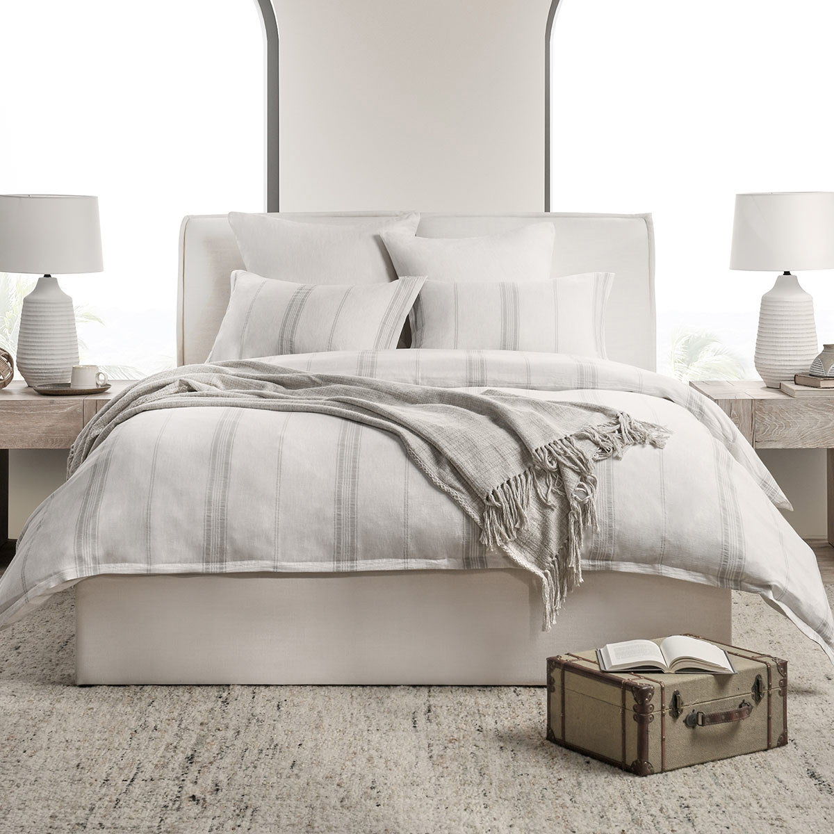 Jayson - Linen Cashmere 3 Piece Duvet Set