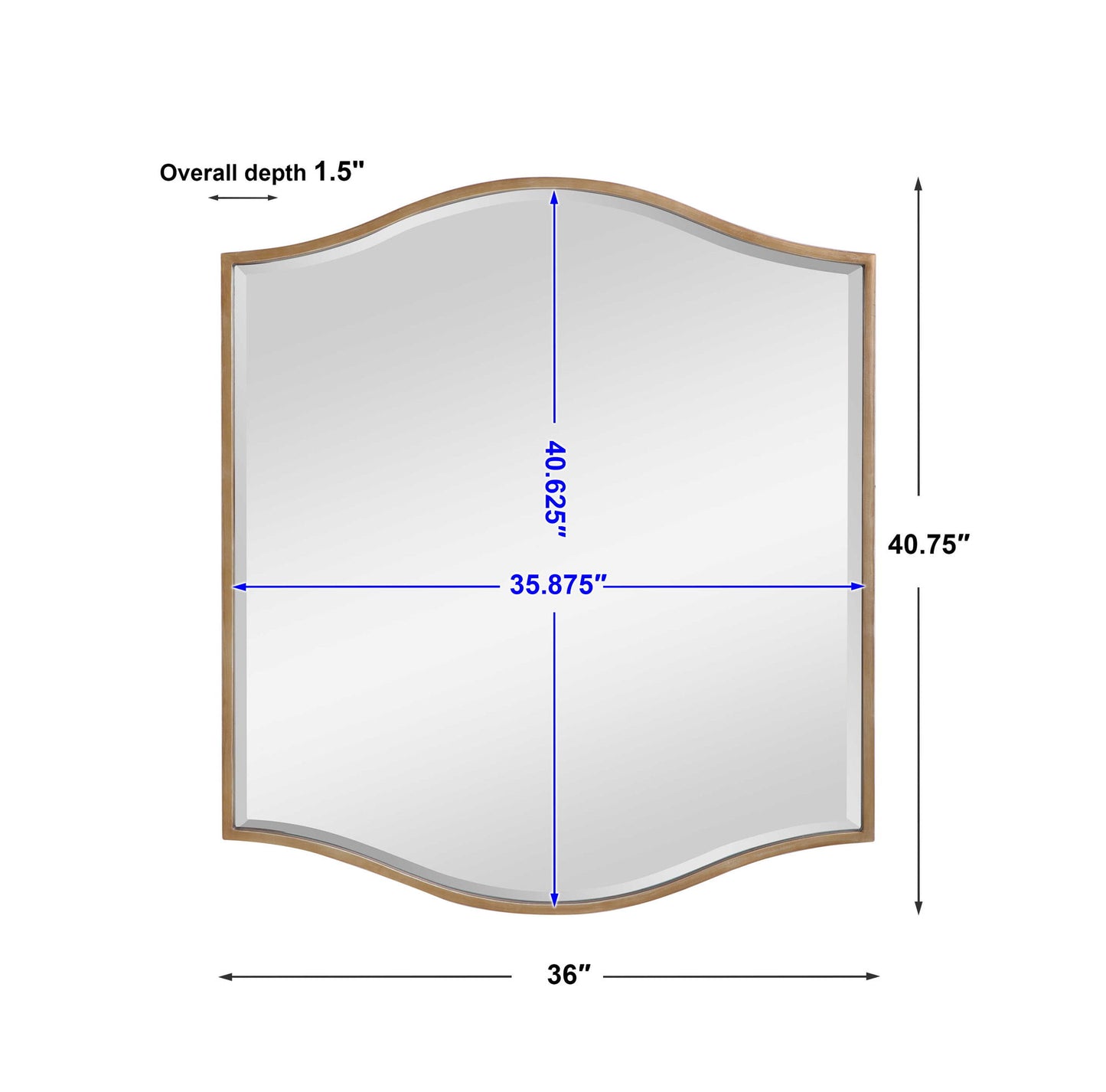 Cerise - Mirror - Gold