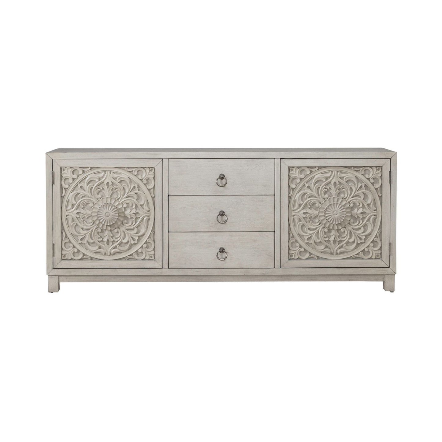 Sundance - 2 Door 3 Drawer Accent Cabinet - White