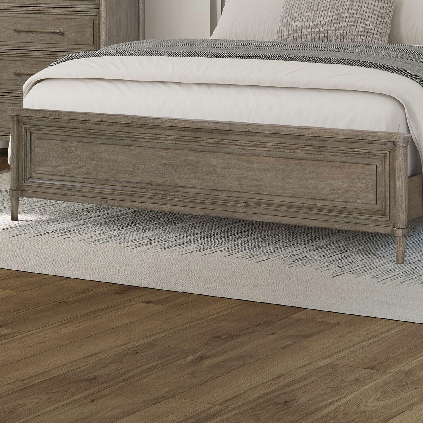 Rochelle Park - King Panel Footboard - Smokey Taupe