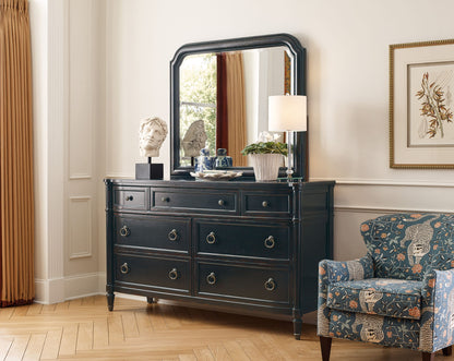 Charleston - Mirror - Black