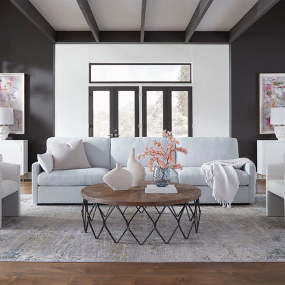 Refuge - Cloud Blue Left Arm Facing Sofa