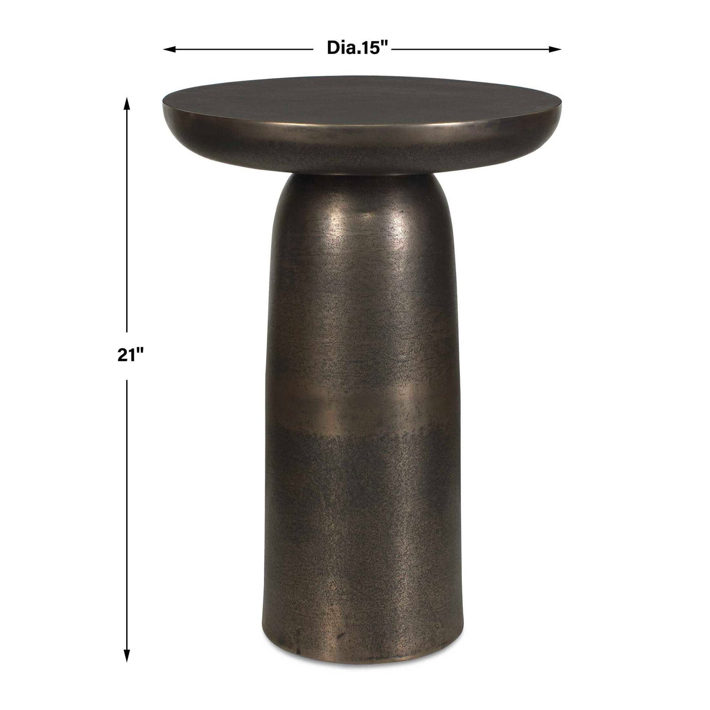 Joppa - Outdoor Accent Table - Dark Bronze