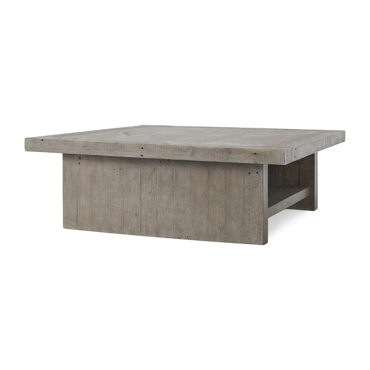 Stonebridge - Square Coffee Table - Distressed Gray