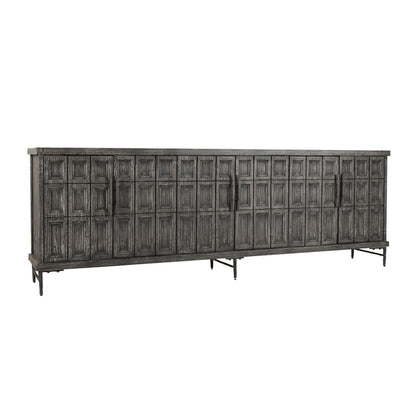 Willmark - 6 Door Iron Leg Sideboard