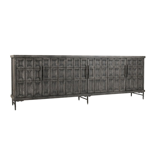 Willmark - 6 Door Iron Leg Sideboard