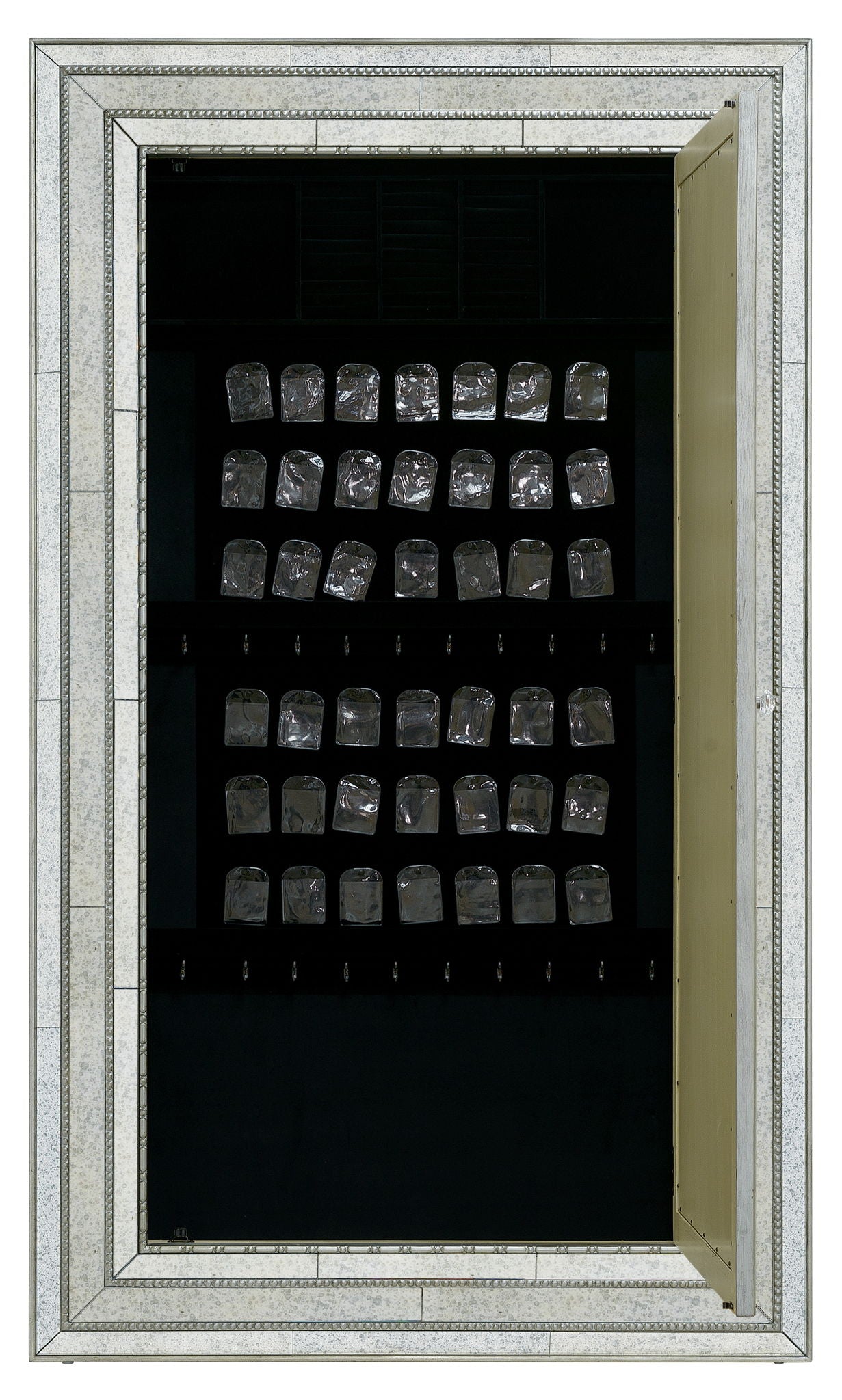 Melange - Glamour Floor Mirror With Jewelry Armoire Storage