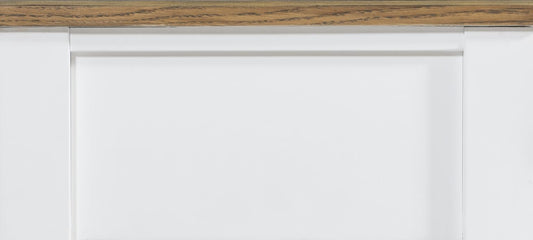 Jasper - Chairside Table - Toasted Coconut / White