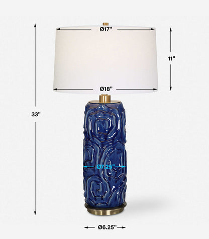 Zade - Table Lamp - Blue