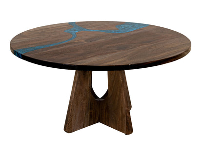 Zaphiro - Round Table Top - Dark Brown