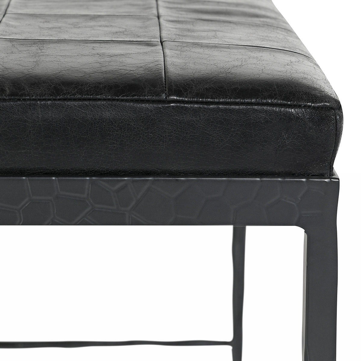 Malo - 28" Leather Bench