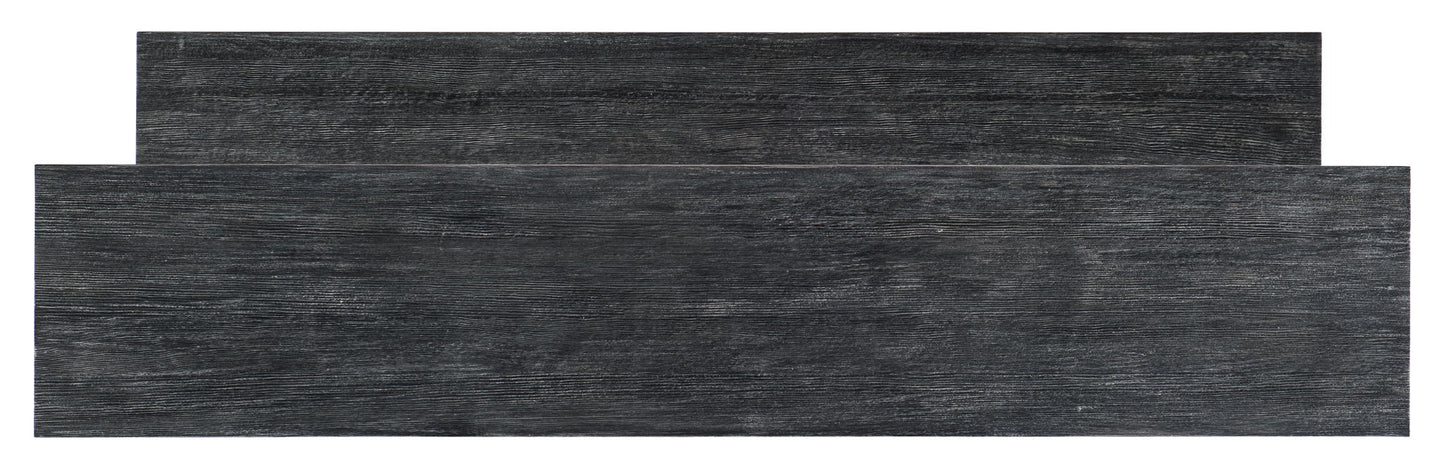 Melange - Halen Nesting Sofa Tables - Black