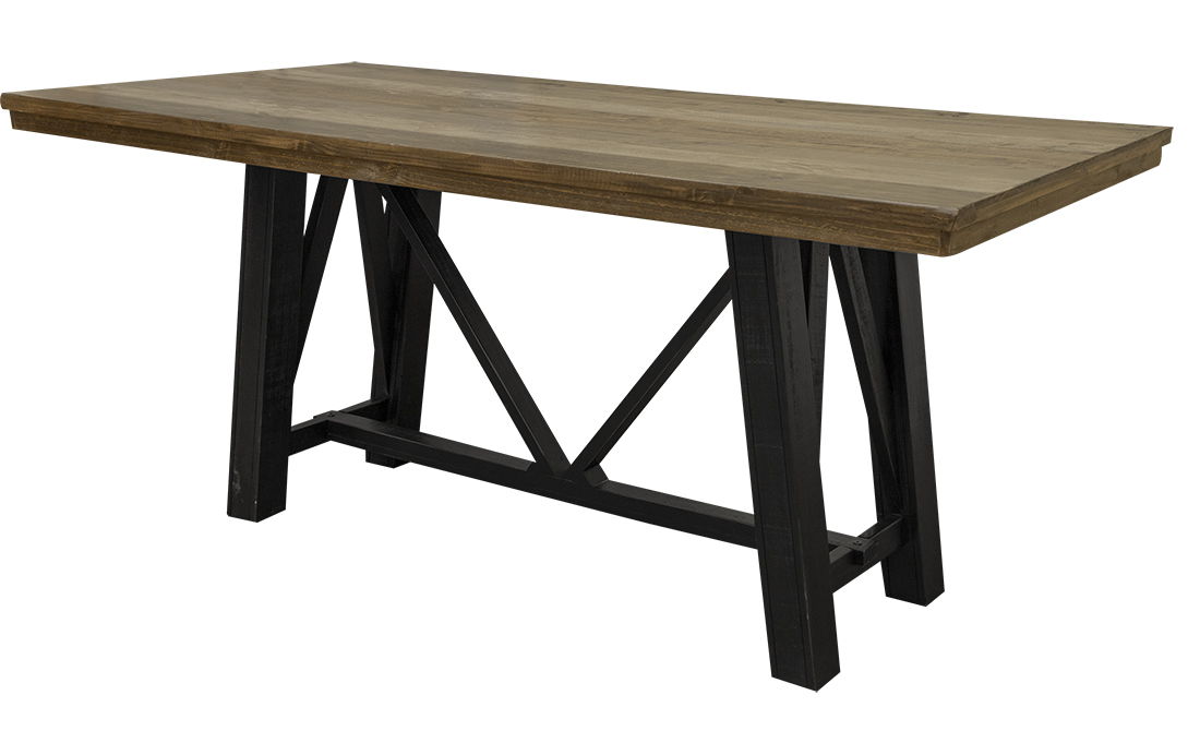 Loft - Counter Height Table Base - Black