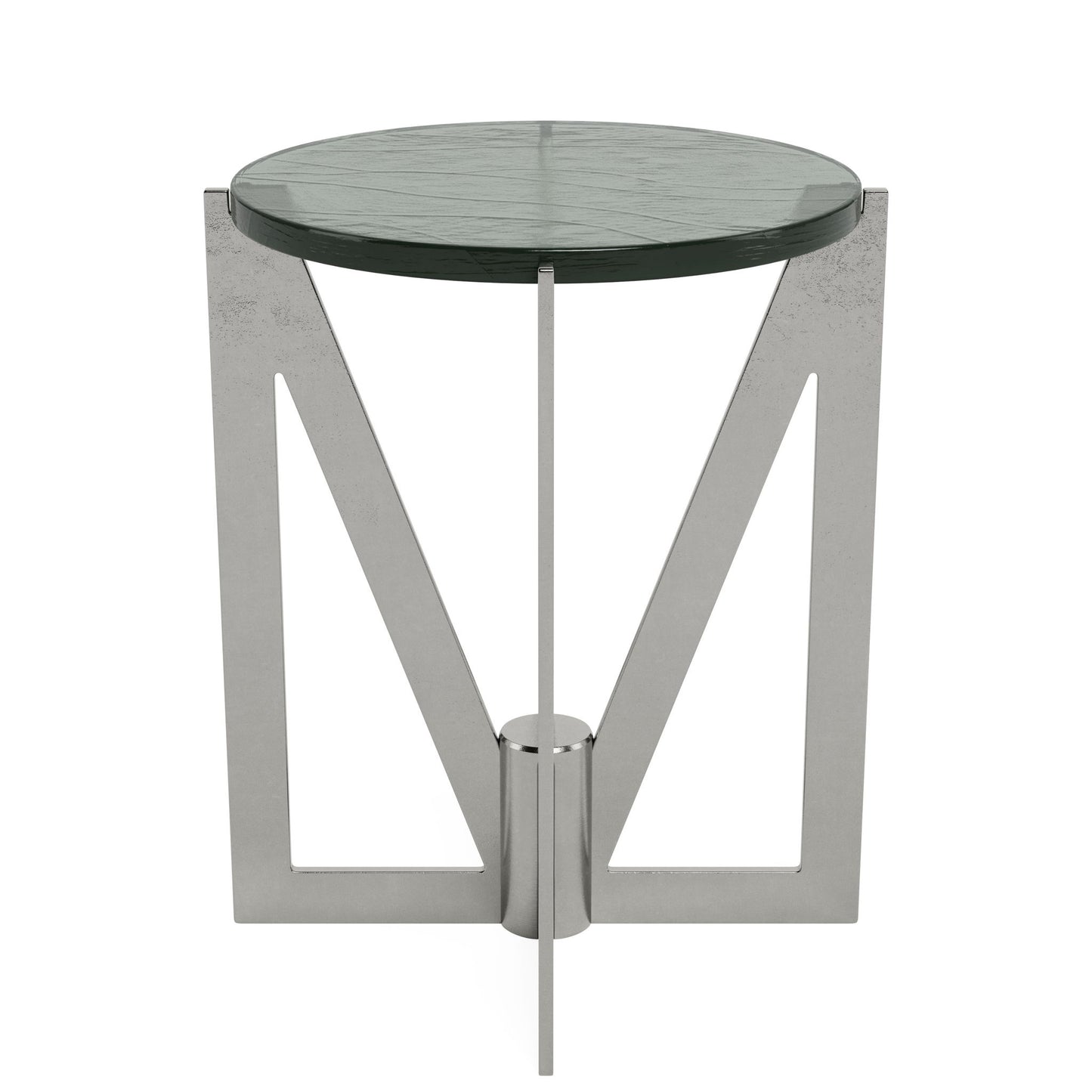 Jano - Round End Table Top - Gray
