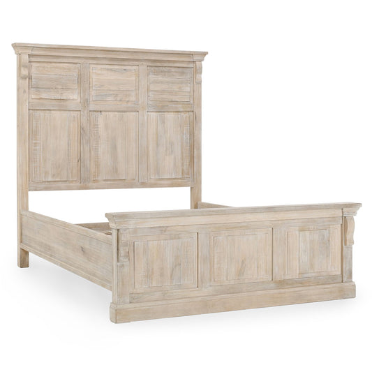 Adelaide - California King Bed - Natural White Wash