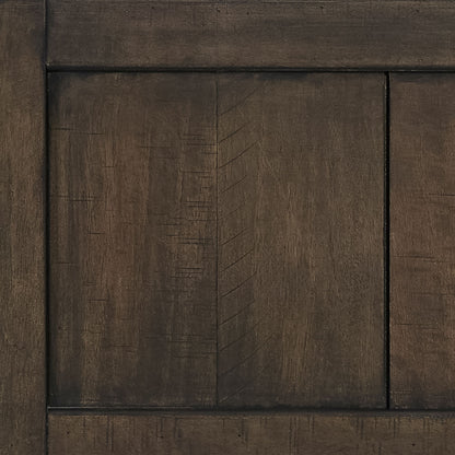 Thornwood Hills - King Panel Footboard - Dark Brown