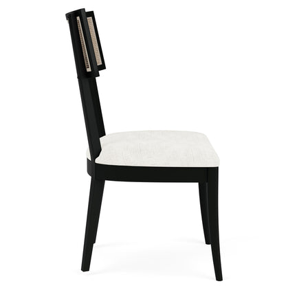Laguna - Cane Upholstered Side Chair (Set of 2) - Beige