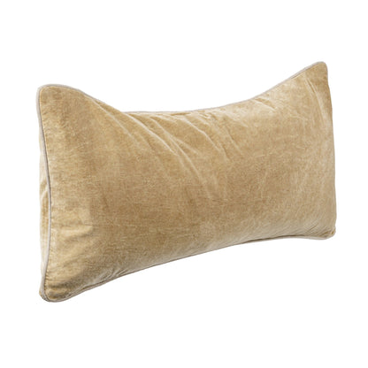 Heirloom - 16" x 36" SLD Velvet Pillow - Wheat