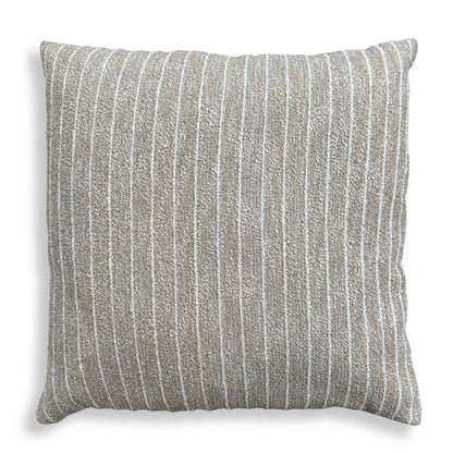 Involve - Outdoor Striped Pillow - Gray / White