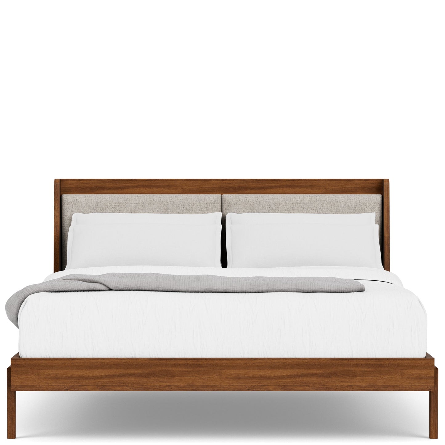 Elsie - Queen Platform Headboard - Dark Brown