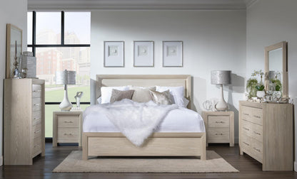 Horizons - Twin Panel Headboard - Soft Taupe