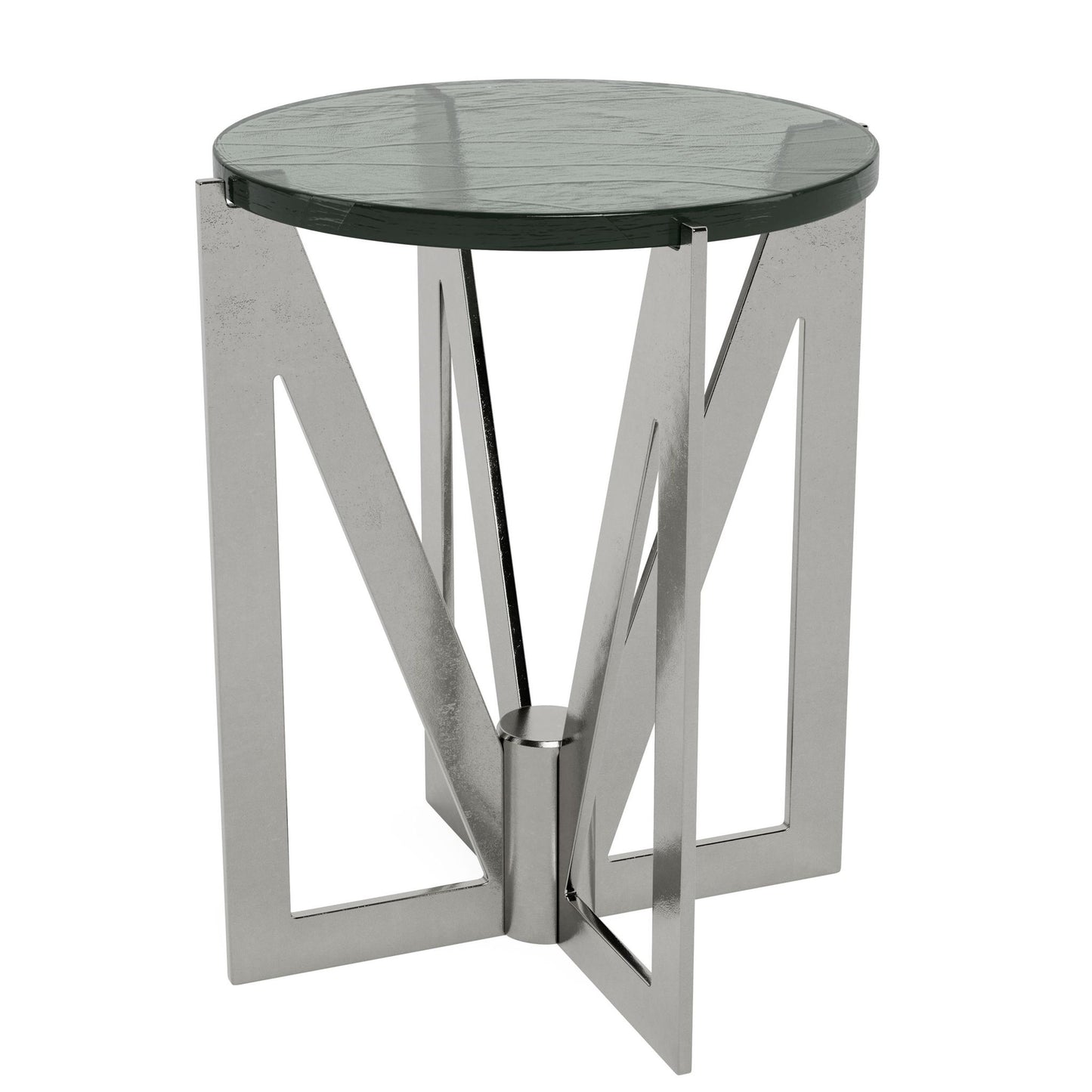 Jano - Round Side Table Base - Gray