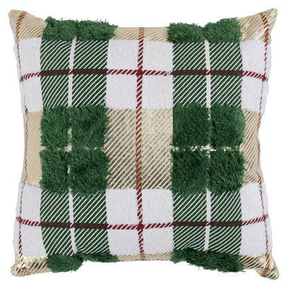 Holiday - VE Plaid Texture Pillow