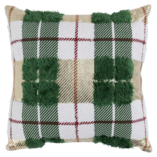 Holiday - VE Plaid Texture Pillow