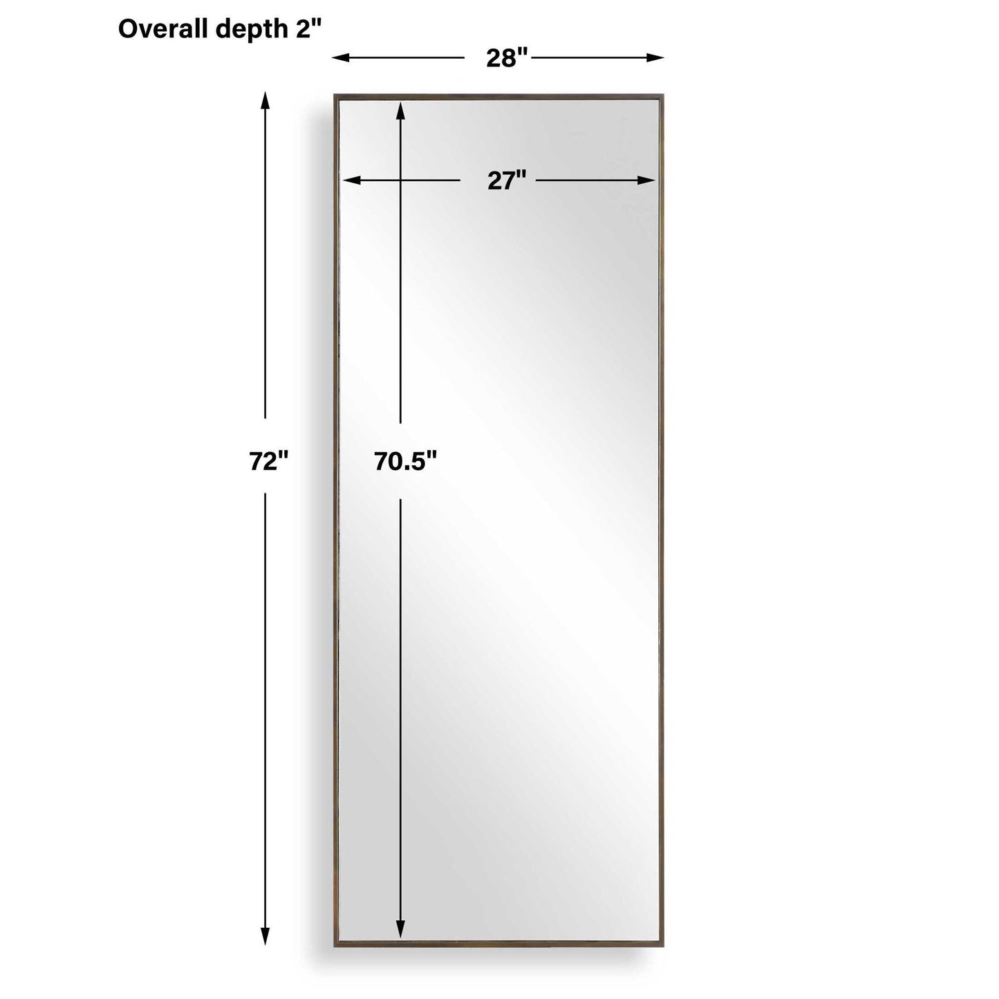 Patterson - Dressing Mirror - Bronze