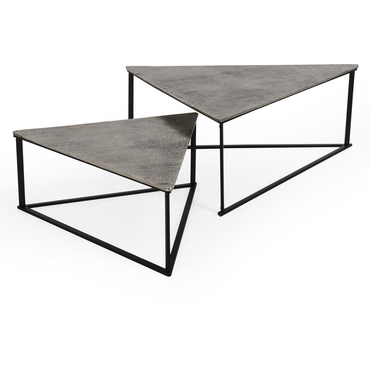 Burton - Nesting Coffee Tables (Set of 2) - Gray