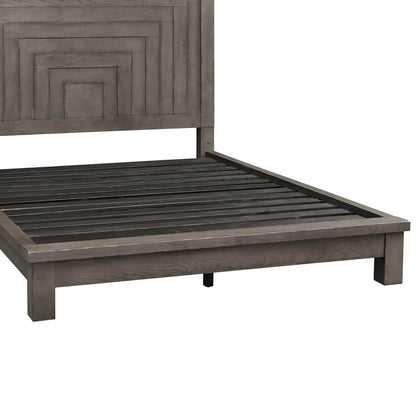 Modern Farmhouse - King Platform Footboard - Gray