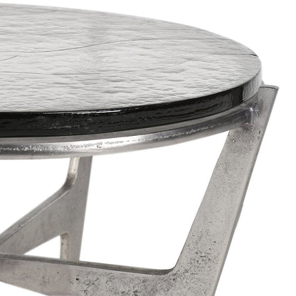Patrick - 18" Round Coffee Table - Gray