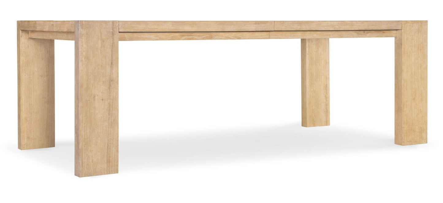 Retreat - Rectangle Dining Table With 1-22" Leaf - Beige