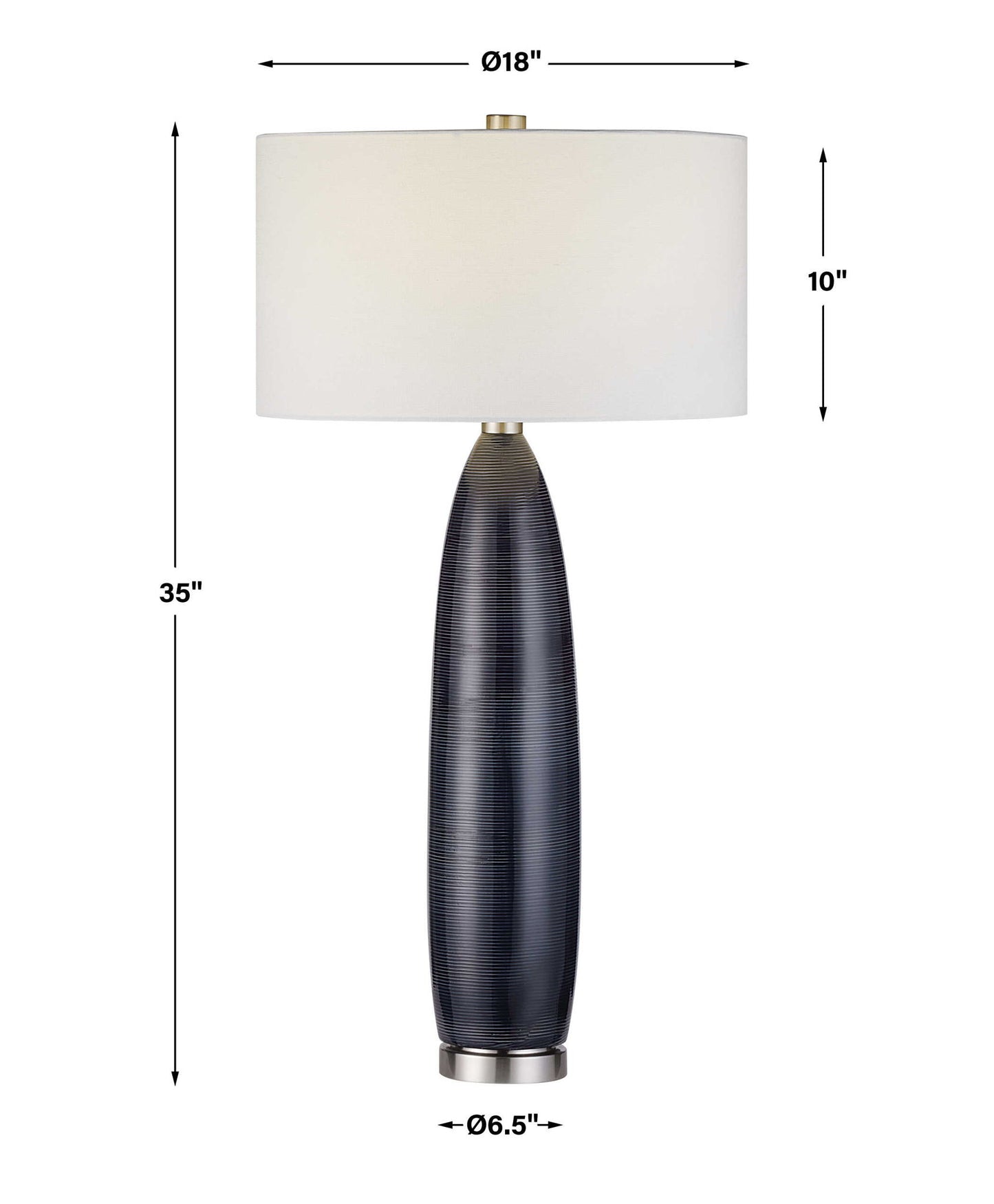 Cullen - Table Lamp - Gray Blue