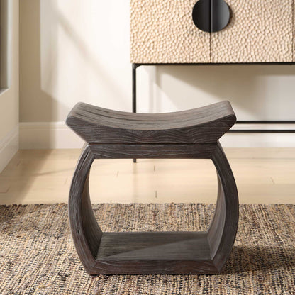 Connor - Walnut Accent Stool