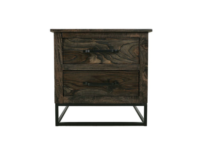 Teak - Nightstand - Oil Black
