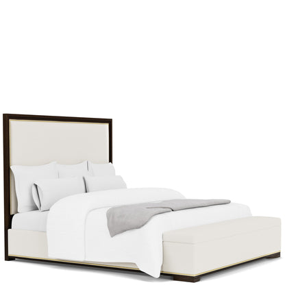Lydia - Queen Upholstered Storage Footboard - White