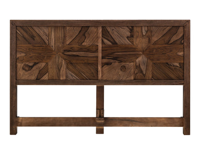 Praga - Eastern King Headboard - Almond / Barrel Brown