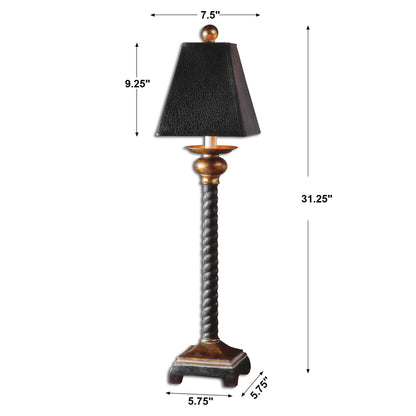 Bellcord - Buffet Lamp - Black