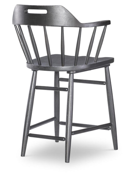 Vintage Market - Counter Height Chair (Set of 2) - Kettle Black