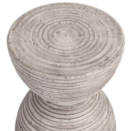 Corey - Outdoor Accent Table - Light Gray