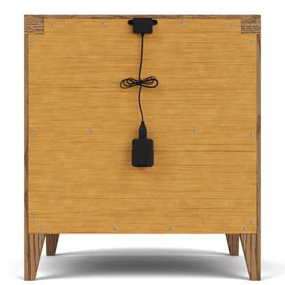 Halbrooke - One Drawer Nightstand - Light Brown