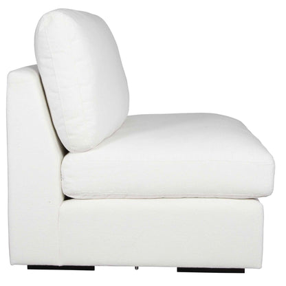 Refuge - Armless Arctic White Sofa