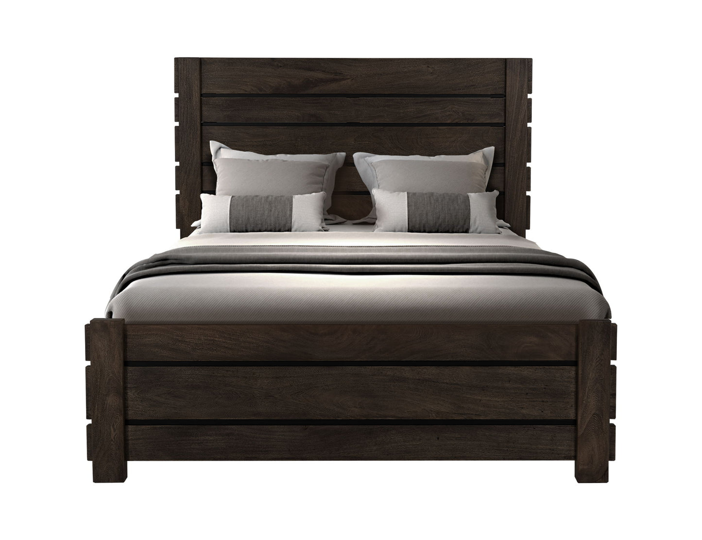 Merida - Queen Headboard - Ink Black
