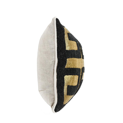 Radiant Oasis - 12" x 16" Dala Pillow - Black / Gold