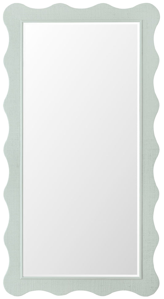 Commerce And Market - Waverly Leaner Mirror - Blue